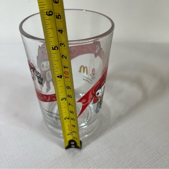 Collectible Beijing Winter Olympics McDonalds 2008 Glass Cups Glasses - Picture 6 of 7